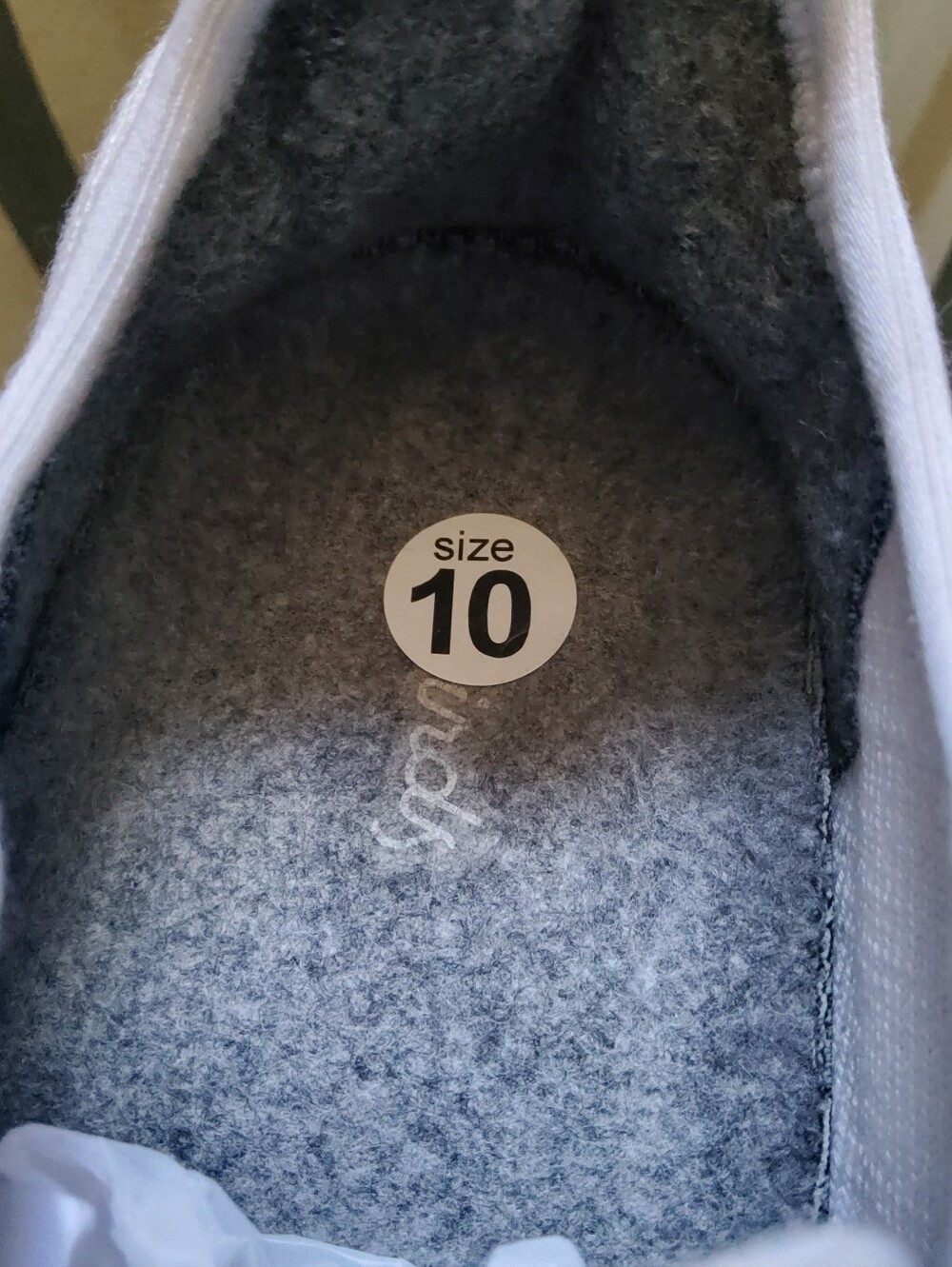 Allbirds Men's Tree Runners White Sneakers - 10 - Picture 10 of 13